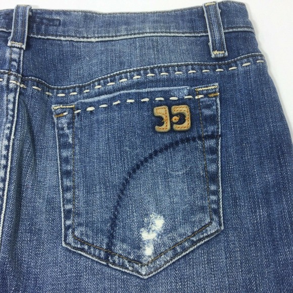 Joe's Jeans Denim Mini Skirt Distressed Stretch 29 - Picture 5 of 10